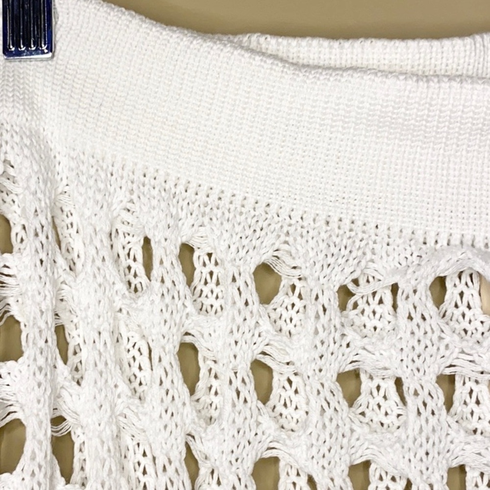 Open Knit Lace-Up Cover-Up Skirt NWT - Picture 13 of 15